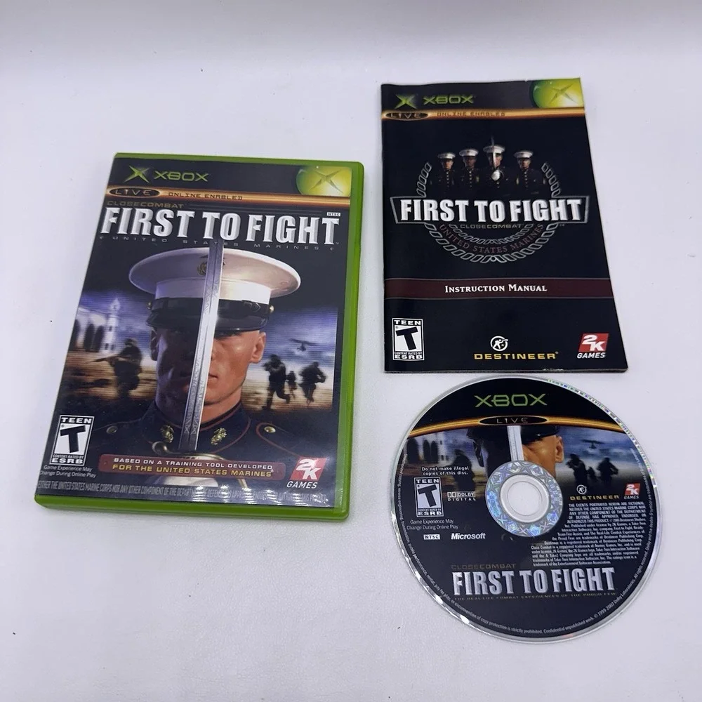 Close Combat:‎ First to Fight (Microsoft Xbox, 2005) CIB